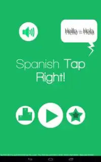 Spanish Tap Right (juego) Screen Shot 3