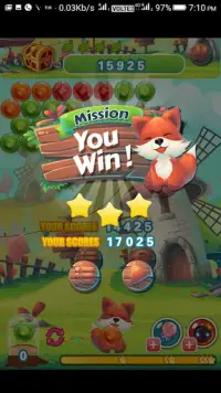 Bubble Shooter Fox Screen Shot 2