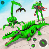 Spider Crane Robot Car Game : Crocodile Robot Game
