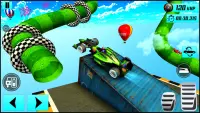 Formula Car Sky Tracks GT Racing Stunts- Car Games Screen Shot 3