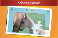 Puzzlespiel mit Pferde Kinder Screen Shot 9