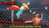 Wrestling Cage Fight - Free Wrestling Games 2K18 Screen Shot 4