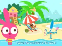 Purple Pink Summer Beach-Kids Party Education App Screen Shot 7