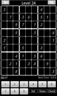Sudoku Monochrome Screen Shot 0