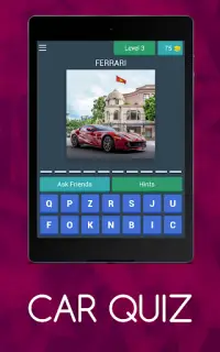 Car Quiz Screen Shot 14