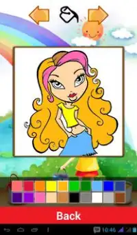 Kids Coloring GIRLS Screen Shot 1