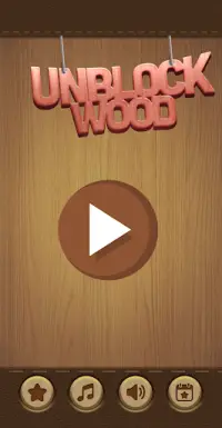 Unblock Wood Puzzle - Slide Red Block Free Games Screen Shot 0