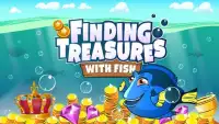 Finding treasure with fish Screen Shot 0