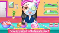 Süßes Mädchen Mode Makeover Spa: Make-up-Spiel Screen Shot 1