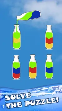 Water Puzzles - Jigsaw Color Sorting Trivia Game Screen Shot 1