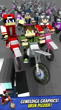 Dirtbike Survival Block Motos - Motorcycle Racing Screen Shot 6