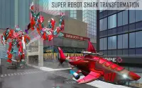 Super Shark Robot Wars - 3D Transform Game Screen Shot 2