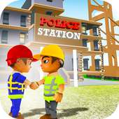 Ciudad Policía Estación Construcción Constructor