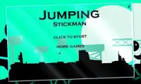 Jumping Stickman Screen Shot 0