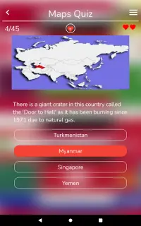 Free Asia Flags and Maps Quiz Screen Shot 12
