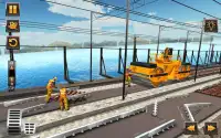 インドの鉄道橋ビルダー：鉄道ゲーム2017 Screen Shot 1