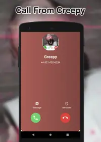 Creepy Granny's Fake Call And Chat Screen Shot 1