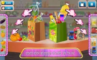 सुपरमार्केट शॉपिंग कैश रजिस्टर: कैशियर गेम्स Screen Shot 4