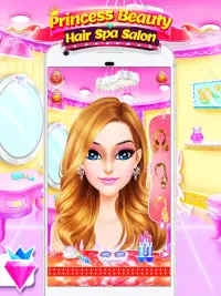 Princess Salon Dress Up Maquillaje para niñas Screen Shot 10