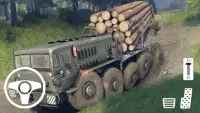 Wood Transport Truck Cargo Game Screen Shot 0