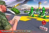 Robot Transform Plane Transporter Jogos Screen Shot 4