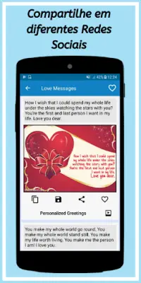 Mensagens de Amor de Namorado Screen Shot 4