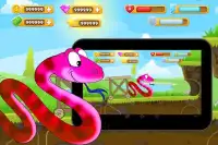 Slither pink snake Screen Shot 0