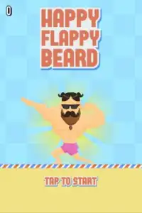 Happy Flappy Beard Screen Shot 0