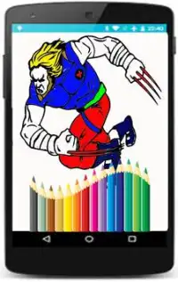 superheroes coloring pages games for kids Screen Shot 7