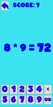 Math Trainer: Multiplication Screen Shot 1