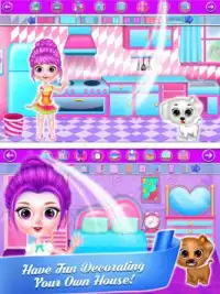 Doll house Decoration - Girls House Design Games Screen Shot 9