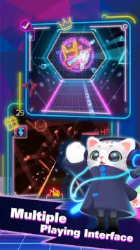 Sonic Cat - Slash the Beats Screen Shot 3