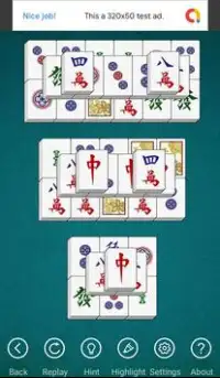 لعبة ماهجونج الصينية - لعبة ألواح خشبية Screen Shot 0