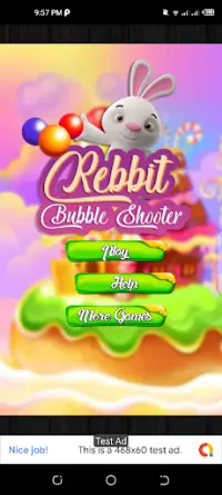 Rabbit Bubble Screen Shot 0