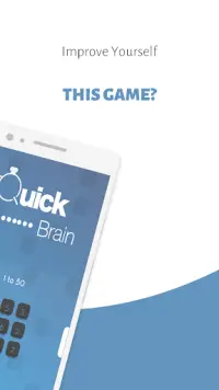 Quick Brain - Brain Training - Puzzle - BrainGames Screen Shot 1