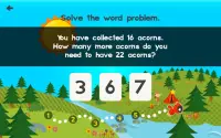 Animal Second Grade Math Games for Kids Free App Screen Shot 13