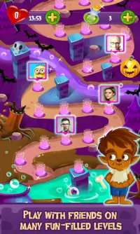 Witch Splash 2020 - Candy Connect Puzzle Screen Shot 1