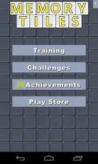 Memory Tiles - Memory Game Screen Shot 0