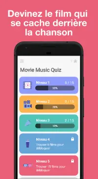 Movie Music Quiz - Blindtest Musiques de Films Screen Shot 0