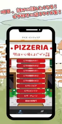 ピザの話（クイズ・ピッツェリア） Screen Shot 0