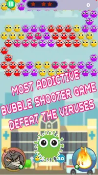 Virus Shooter Bubble Shooter Game Screen Shot 0