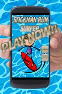 Stickman Run Surfer Screen Shot 0