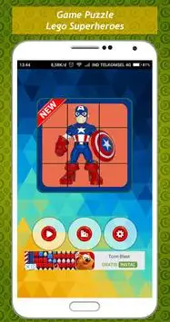 Lego Super Heroes Puzzle Game Screen Shot 0