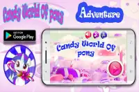 Adventure candy world of pony Screen Shot 0