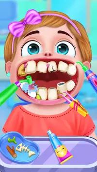 Dentist Games - Kids Superhero Screen Shot 0