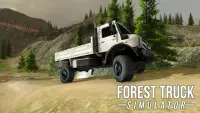 xe tải trò chơi Forest Screen Shot 3