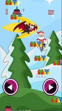 santa claus jumping christmas Screen Shot 2