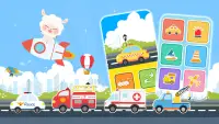 自動車遊び - パトカー、消防車、電車、飛行機の学習ゲーム Screen Shot 0