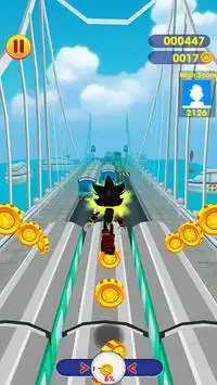 Subway Shadow Sonic Racing Surf Run & Dash Screen Shot 2