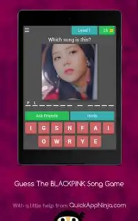 Guess The BLACKPINK Song Game Screen Shot 4